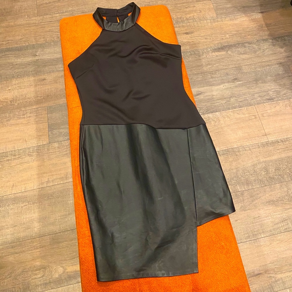 Asymmetrical Black Dress